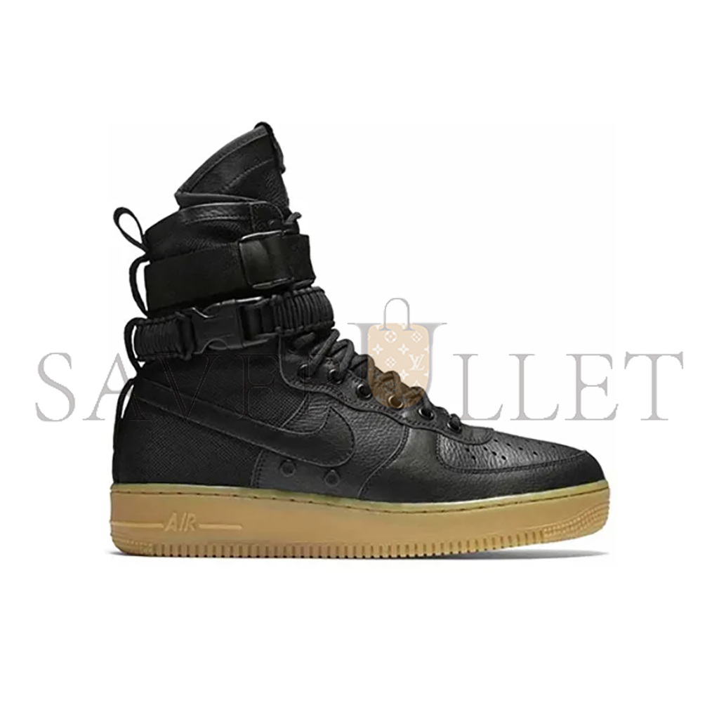 NIKE SF AIR FORCE 1 BLACK GUM 859202-009